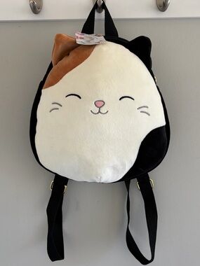 Squishmallow Backpack Calico Cam Cat.